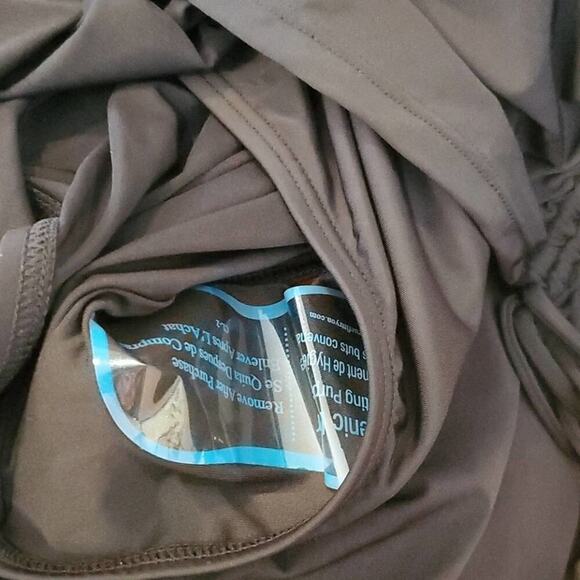 Calvin Klein Convertible Tummy-Control Swimdress - Picture 9 of 9